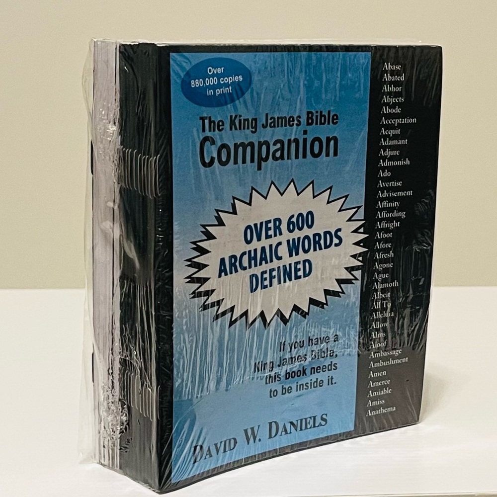 The King James Bible Companion, Pack of 25, by David W. Daniels **BRAND NEW**